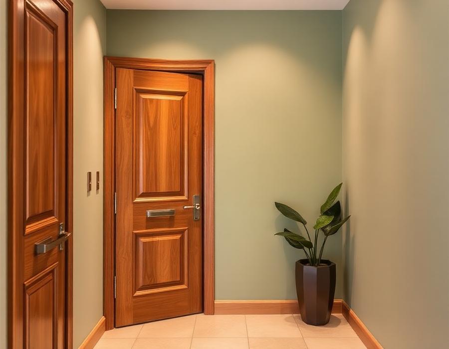 Secure entrance hallway of the residence — Go GenZ Stays girls PG